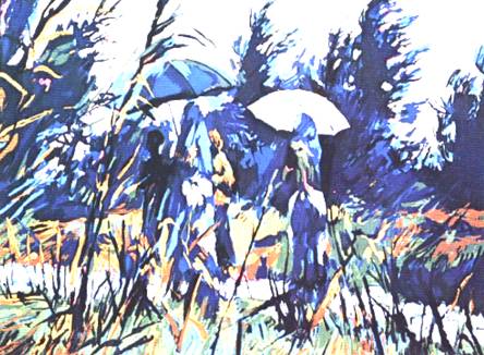 "Les Parapluies" - Simbari